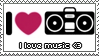 Music II Stamp by ladieoffical