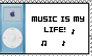 Music III Stamp