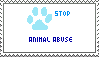 Stop Animal Abuse II Stamp by ladieoffical