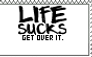 Life Sucks Stamp