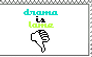 Drama Is Lame Stamp