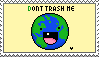 Don't Trash Me Stamp by ladieoffical