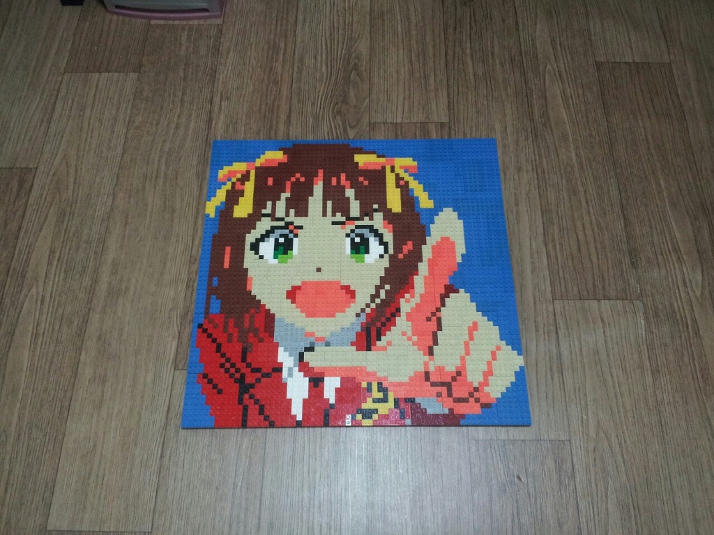 Amami Haruka - Idolmaster(Lego Mosaic)