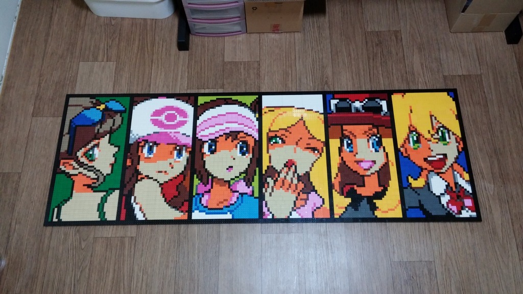 Pokemon Bw Xy Trainer Lego Mosaic By Skyin On Deviantart Pokemon Bw Xy Trainer Lego Mosaic By Skyin On Deviantart