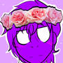 Vincent // Purple Guy -- Flower Crown