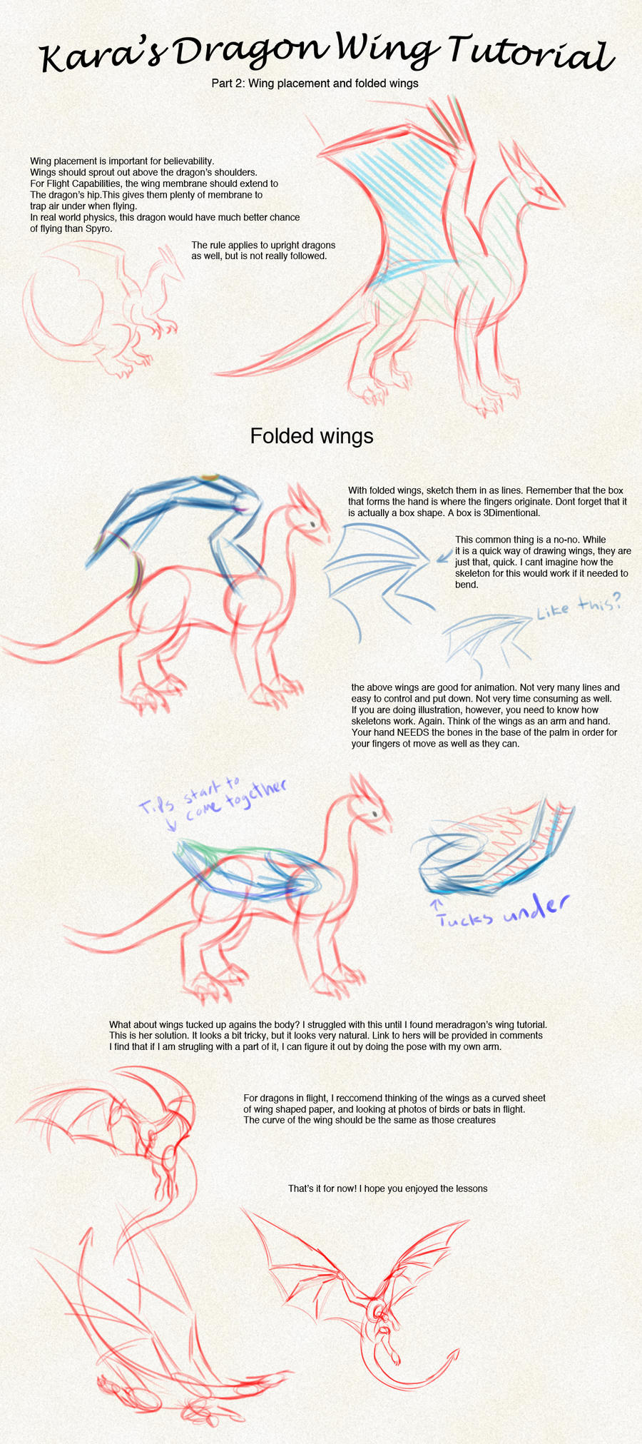 Dragon wing tutorial part 2
