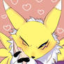 You are such cutie Fox, Renamon