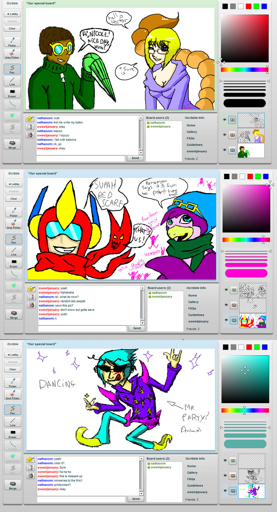 Iscribble with NathanOM