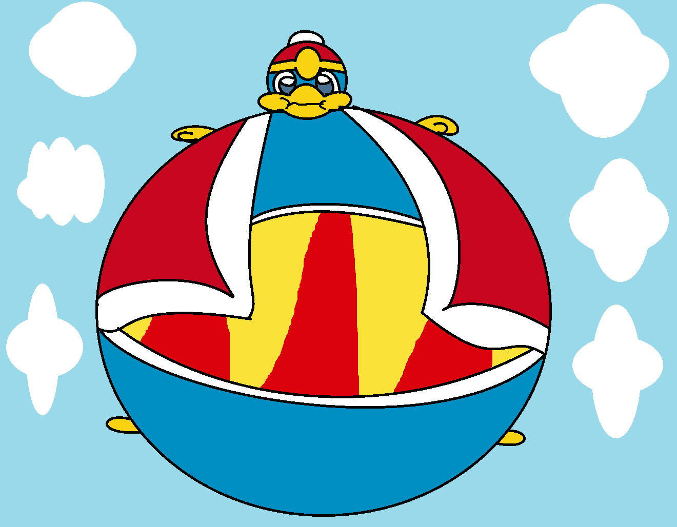 Inflated King Dedede by LoganRock305 on DeviantArt
