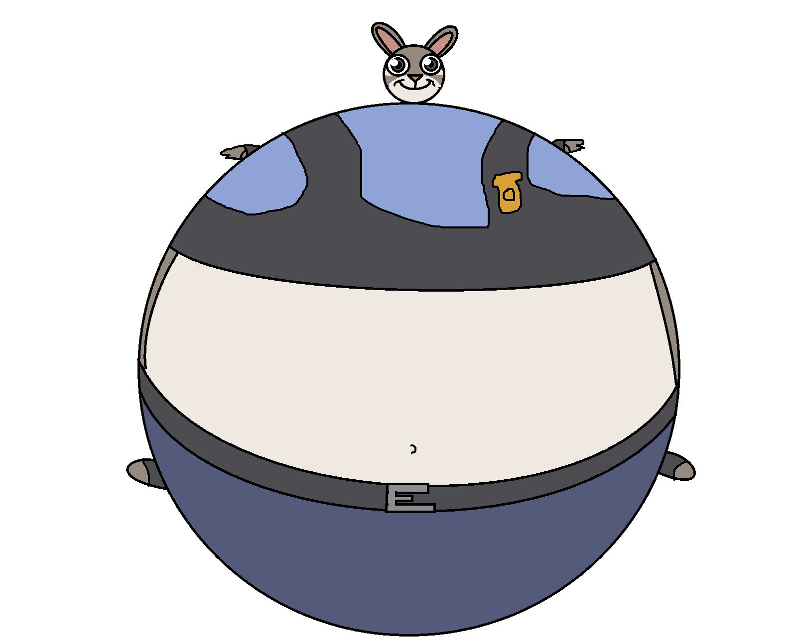 Inflated Judy Hops by LoganRock305 on DeviantArt