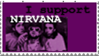 I Support Nirvana Stamp