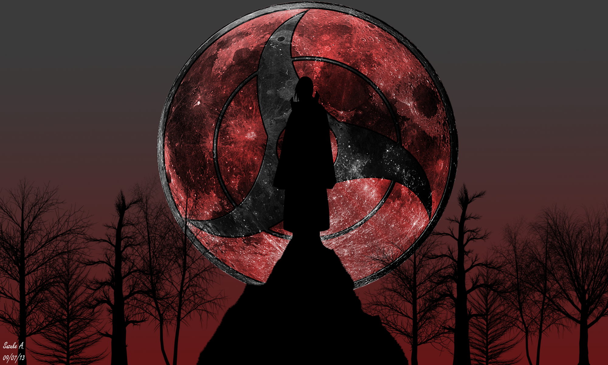 Itachi Uchiha Mangekyou Sharingan By Suzukeamaterasu On