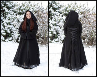 Gothic pixie winter coat