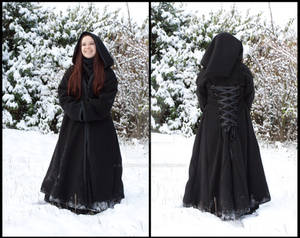 Gothic pixie winter coat