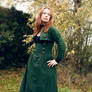 Green steampunk - High waisted skirt and bolero