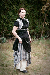 Steampunk skirt and waistcoat