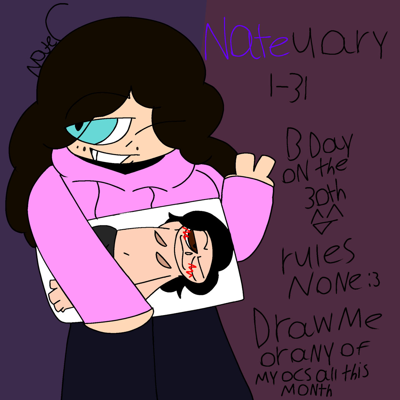 Nateuray day 1: me