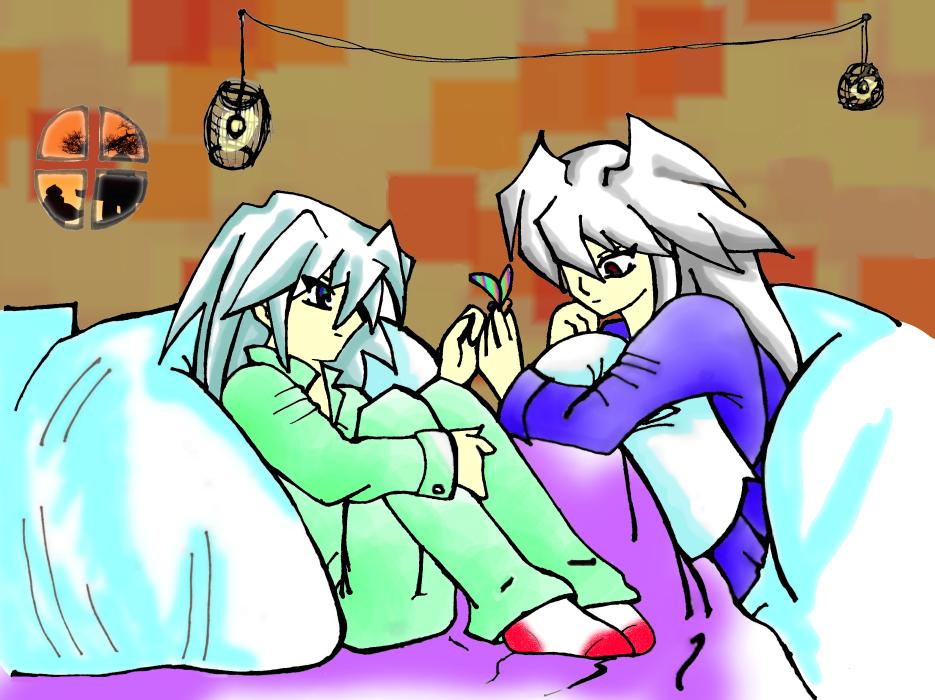 _:Bakura and Ryou:_