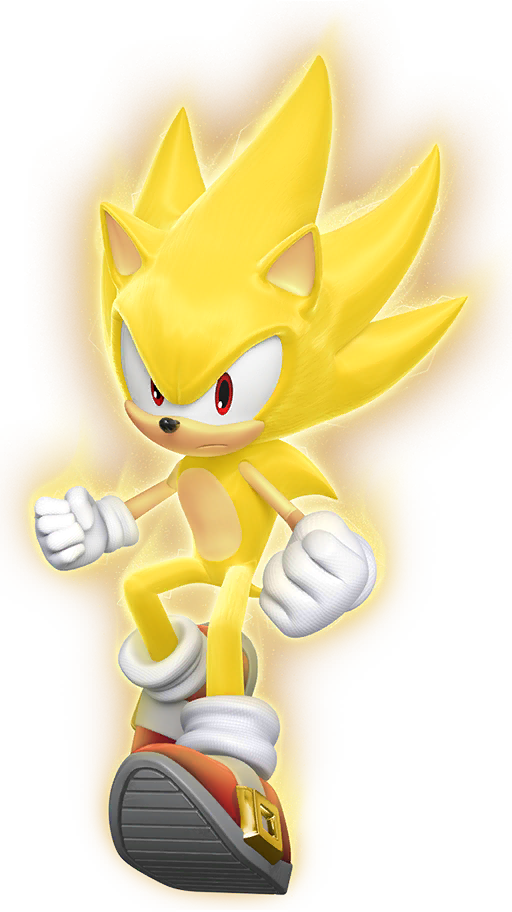 Sonic Forces Speed Battle Render Super Sonic by ShadowFriendly on