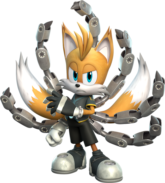 Shadowfriendly Deviantart Tails Sonic Forces Speed Battle Render - Nine Tails by ShadowFriendly on ...