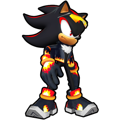 Sonic Speed Simulator Render - Flame Shadow by ShadowFriendly on
