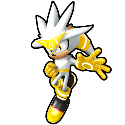Sonic Speed Simulator Render - Gold Style Silver by ShadowFriendly on