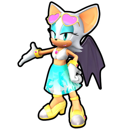 Sonic Speed Simulator Render - Summer Rouge by ShadowFriendly on DeviantArt
