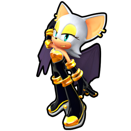 Sonic Speed Simulator Render - Gold Style Rouge by ShadowFriendly on ...