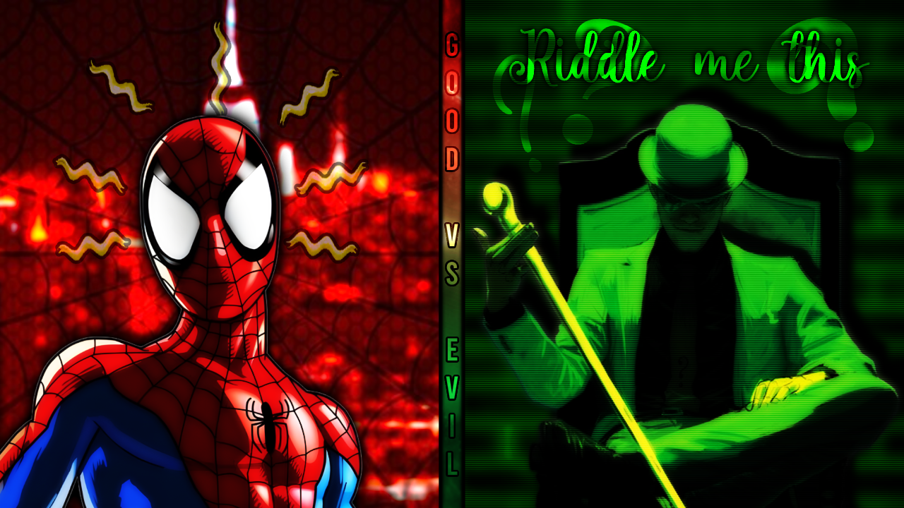Good vs Evil: Spider-Man vs Riddler by PuellaSomnio on DeviantArt