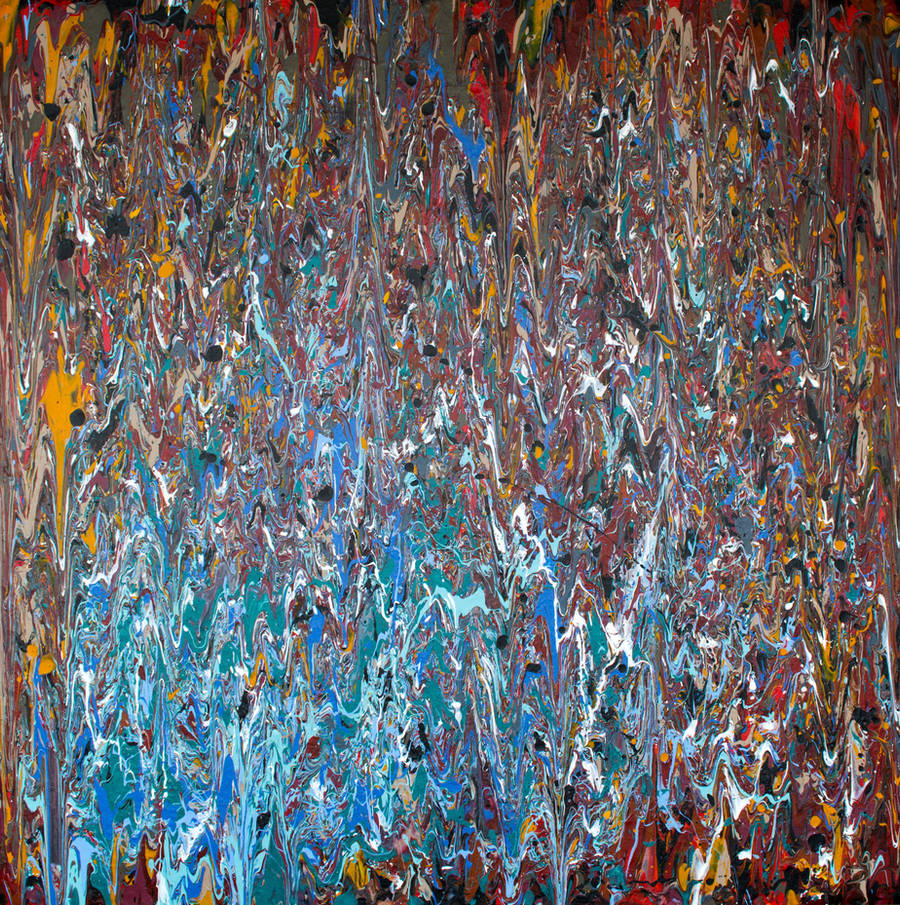 Water Cavern - Philip Connor - Large Abstract Art by keepstillkeepquiet
