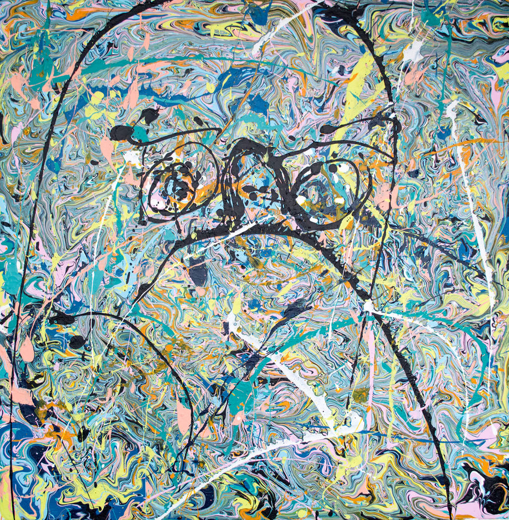 Problem Child - Large Abstract Art By Phil Connor by keepstillkeepquiet