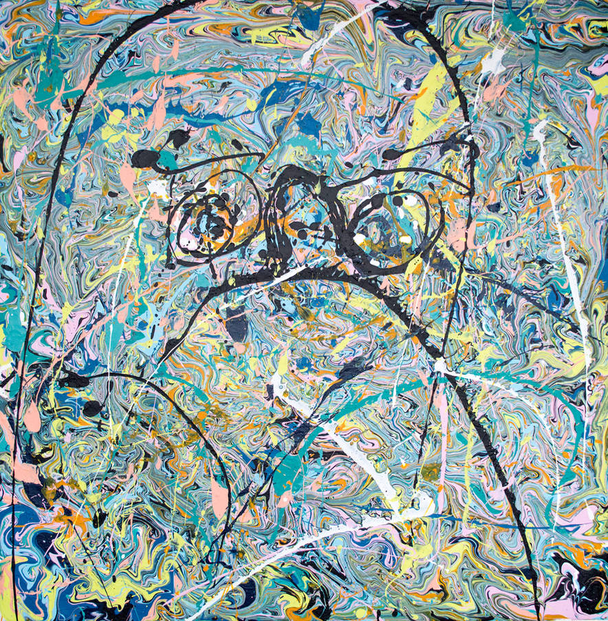 Problem Child - Large Abstract Art By Phil Connor by keepstillkeepquiet