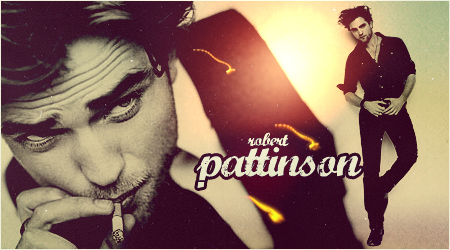 Banner : Robert Pattinson