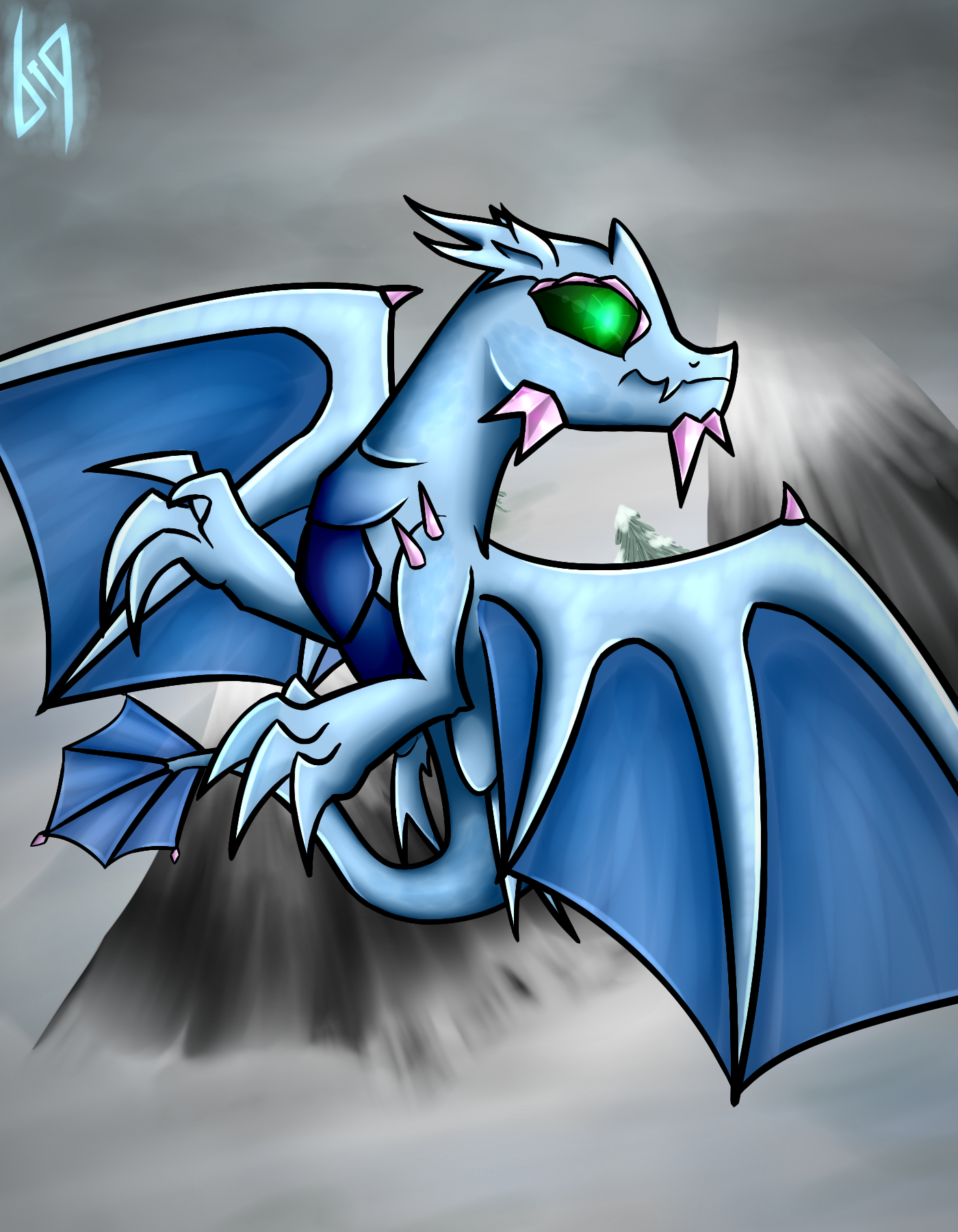 Ice-Crystal Dragon