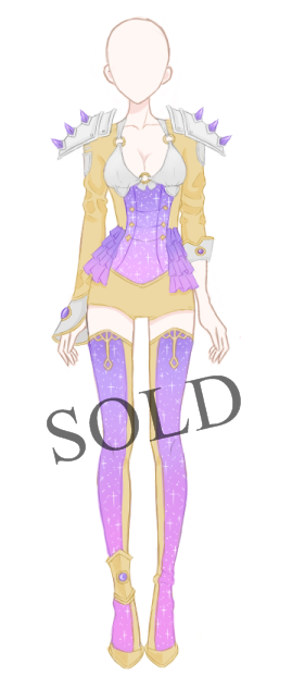 [SOLD] Galaxy Armour Adoptable