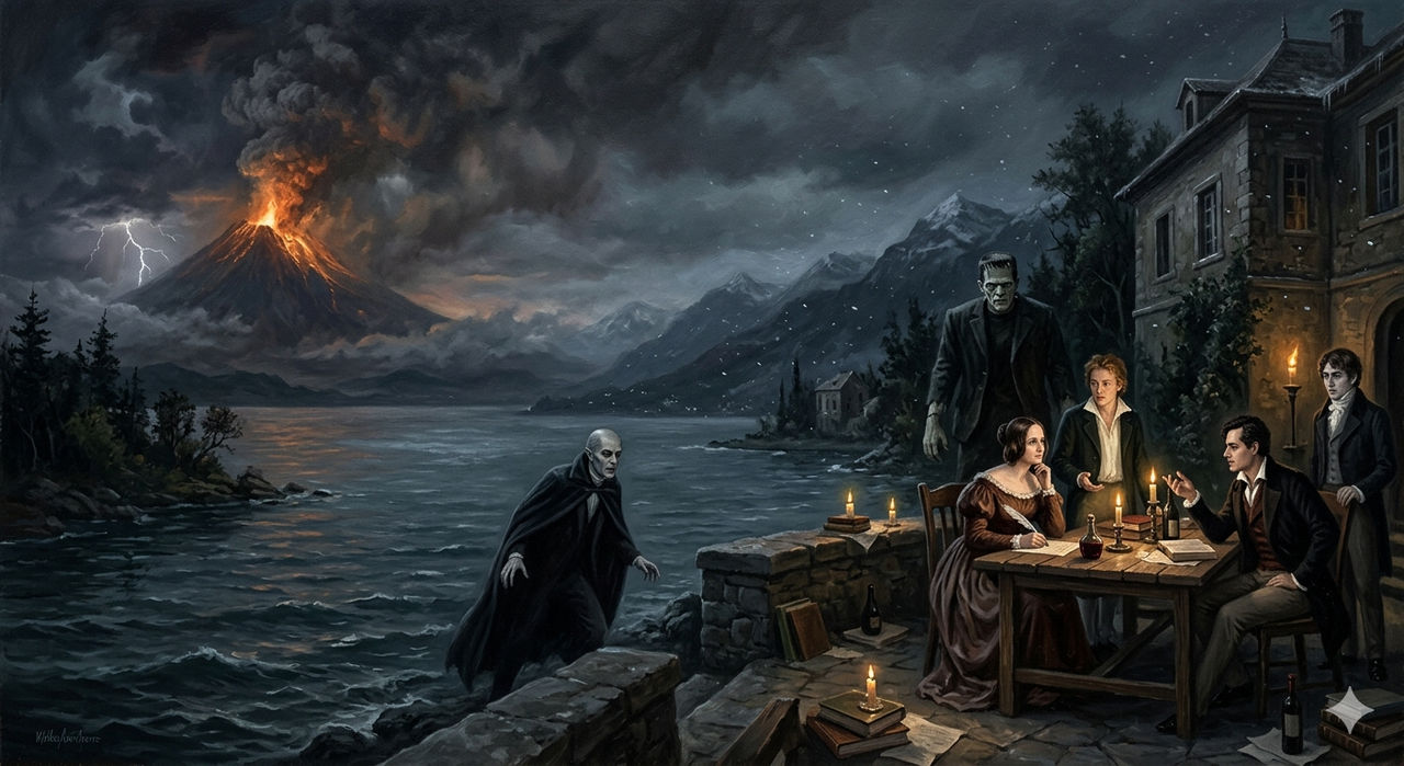 Deviantart La Note 10/aprile/1815 - La notte horror by DubitoErgoSum666 on DeviantArt