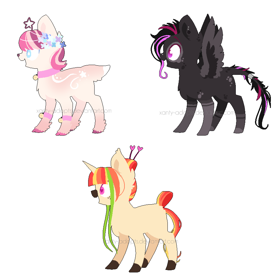 ~Adoptable~ Pony 130 -- 132 [AUCTION]  :CLOSED: