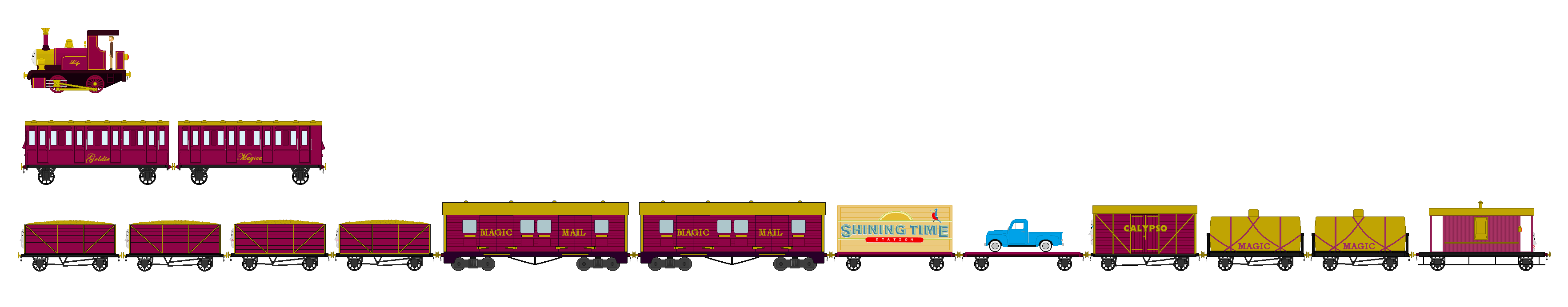 Lady's magic train (Trainz pack) Updated by thomasformerswars101 on ...