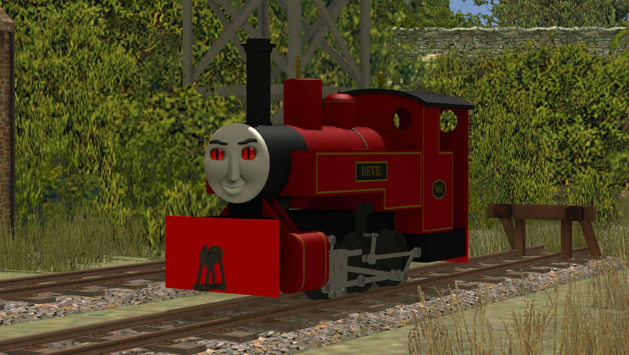 Train Engineer Devil Devil The Evil Red Eye's Engine Trainz by ThomasFormersWars101 on ...