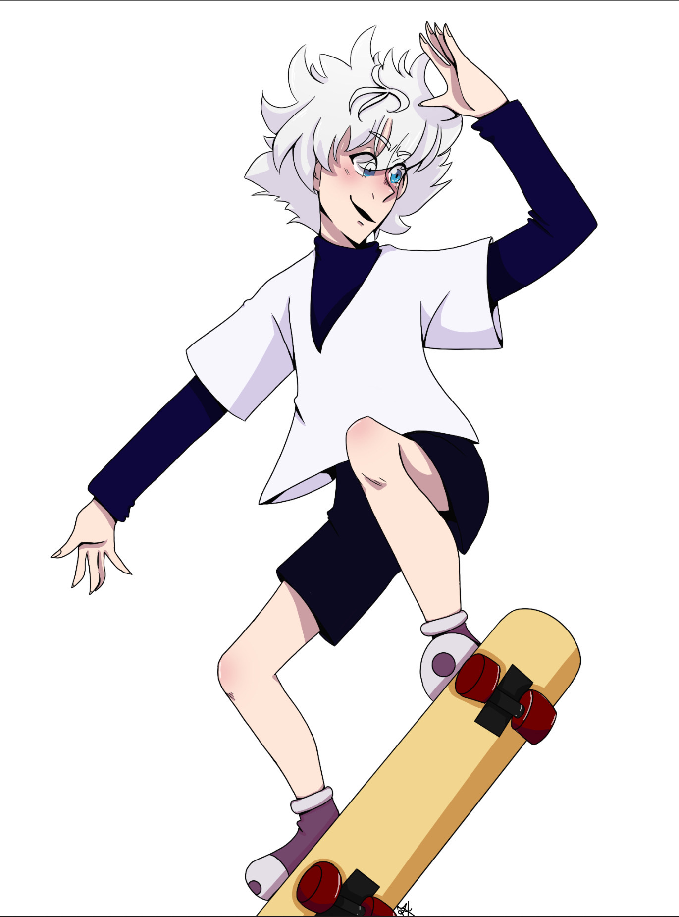Killua from HxH by zk777 on DeviantArt