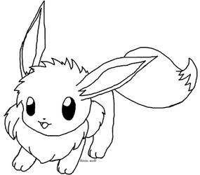 eevee lineart