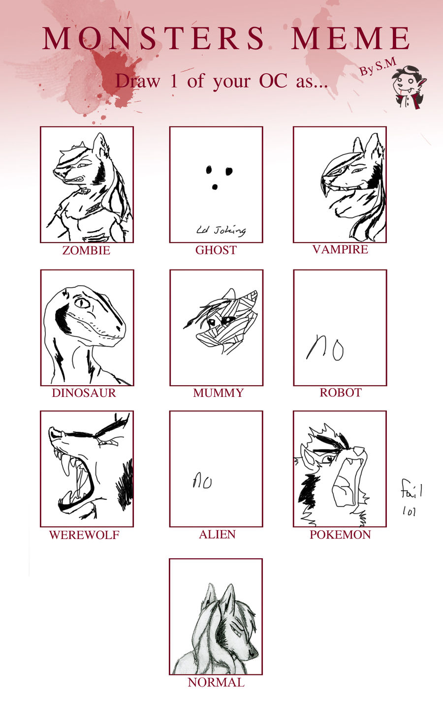 Monster Mem monster meme by DinoMatt24 on DeviantArt