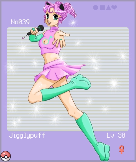 No039 Gijinka Jigglypuff