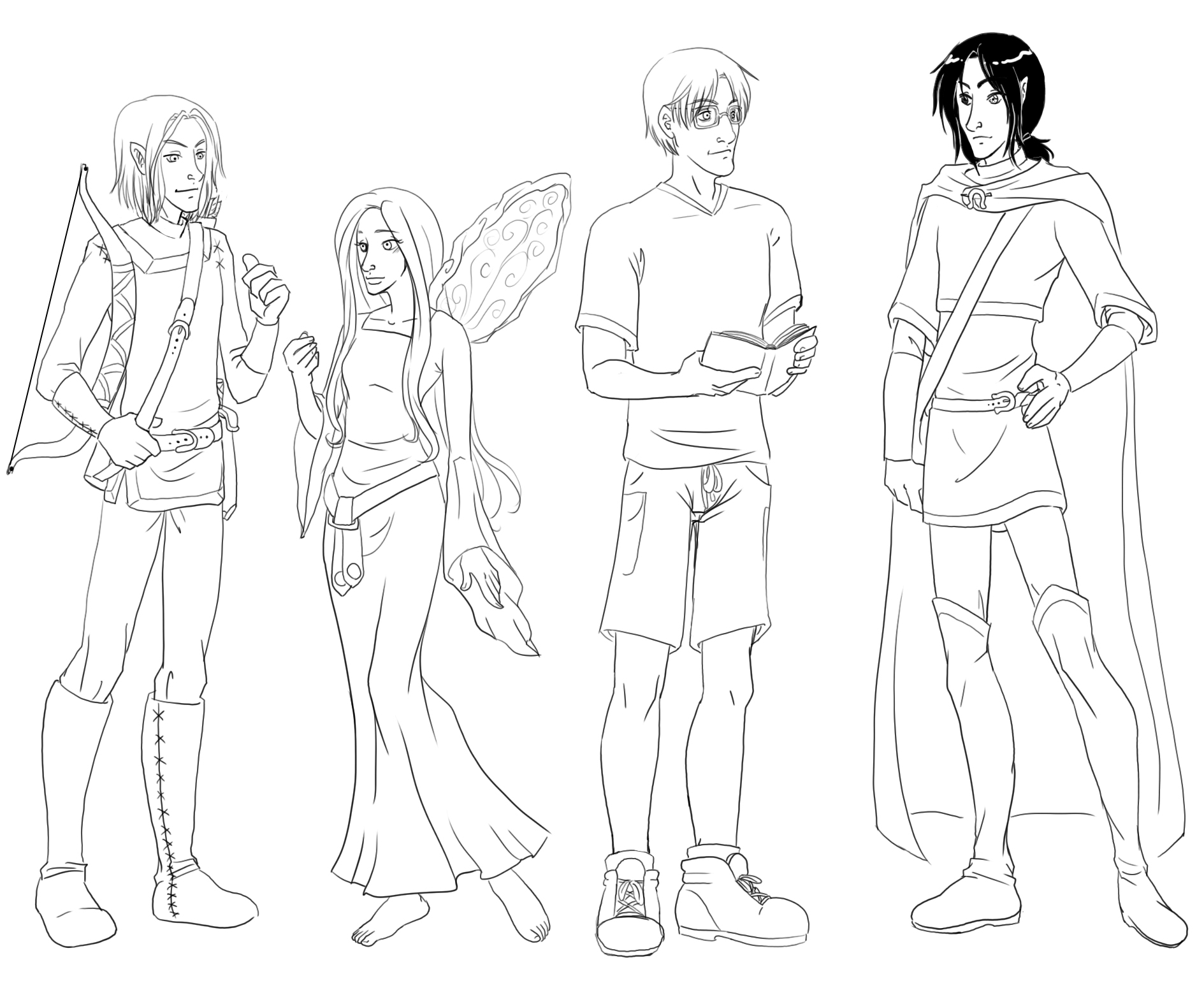 C and C: Character Line Up