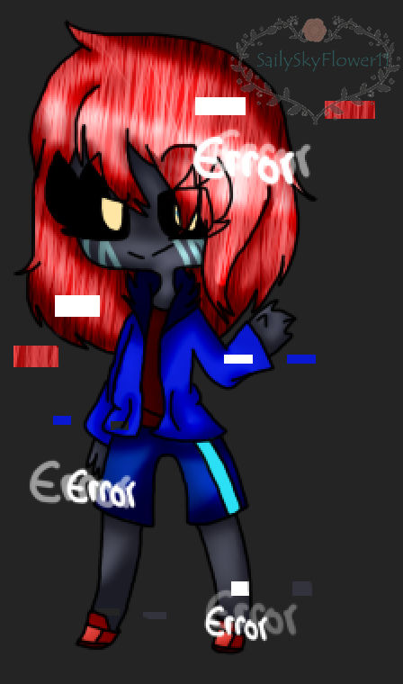 Female Error -Undertale- Female Error!Sans (My Version) by SailySkyFlower11 on ...