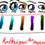 Kuro Shinigami Eye Template