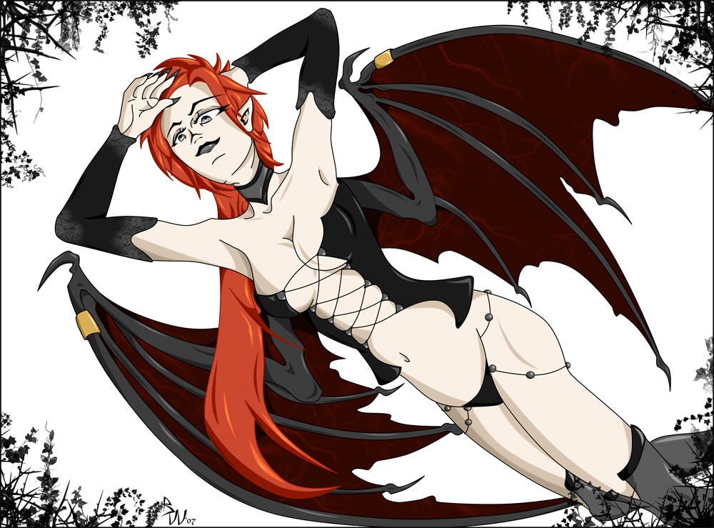 Death Flower Succubus by sindra