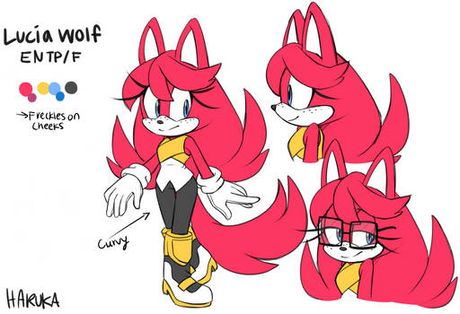 Lucia Wolf Reference Sheet