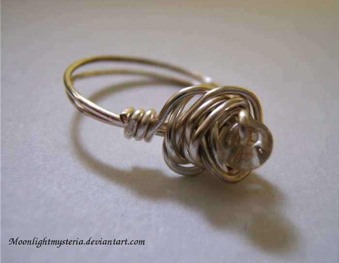 Wire Wrapped Beaded Ring