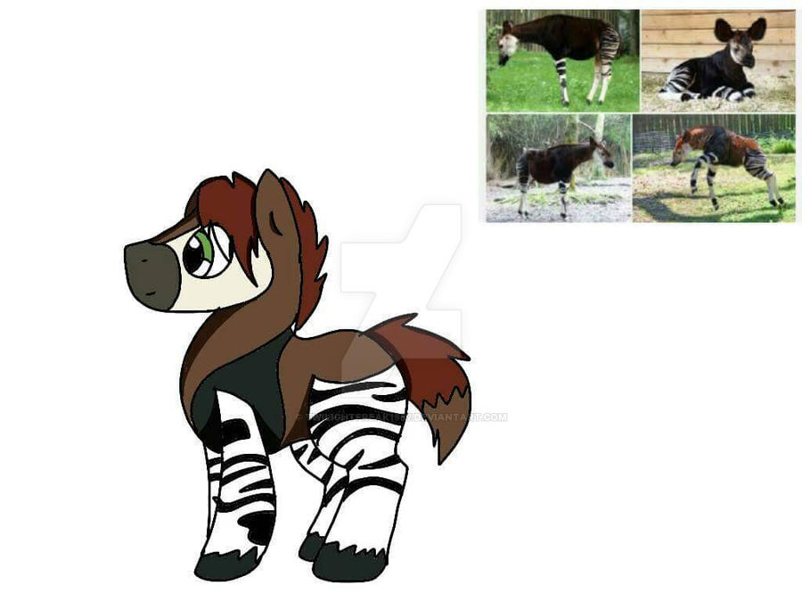okapi themed oc by TwilightFreak1987 on DeviantArt